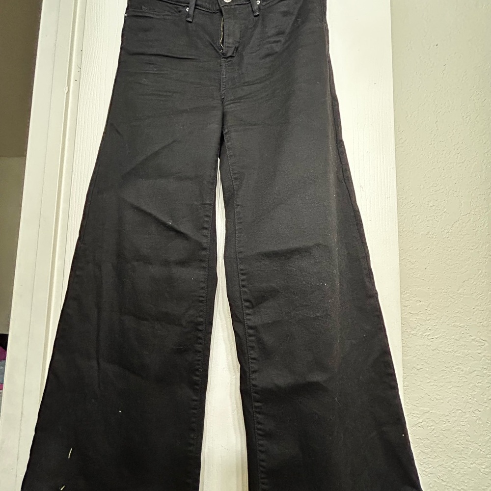 Elegant Black Flare Women's Jeans